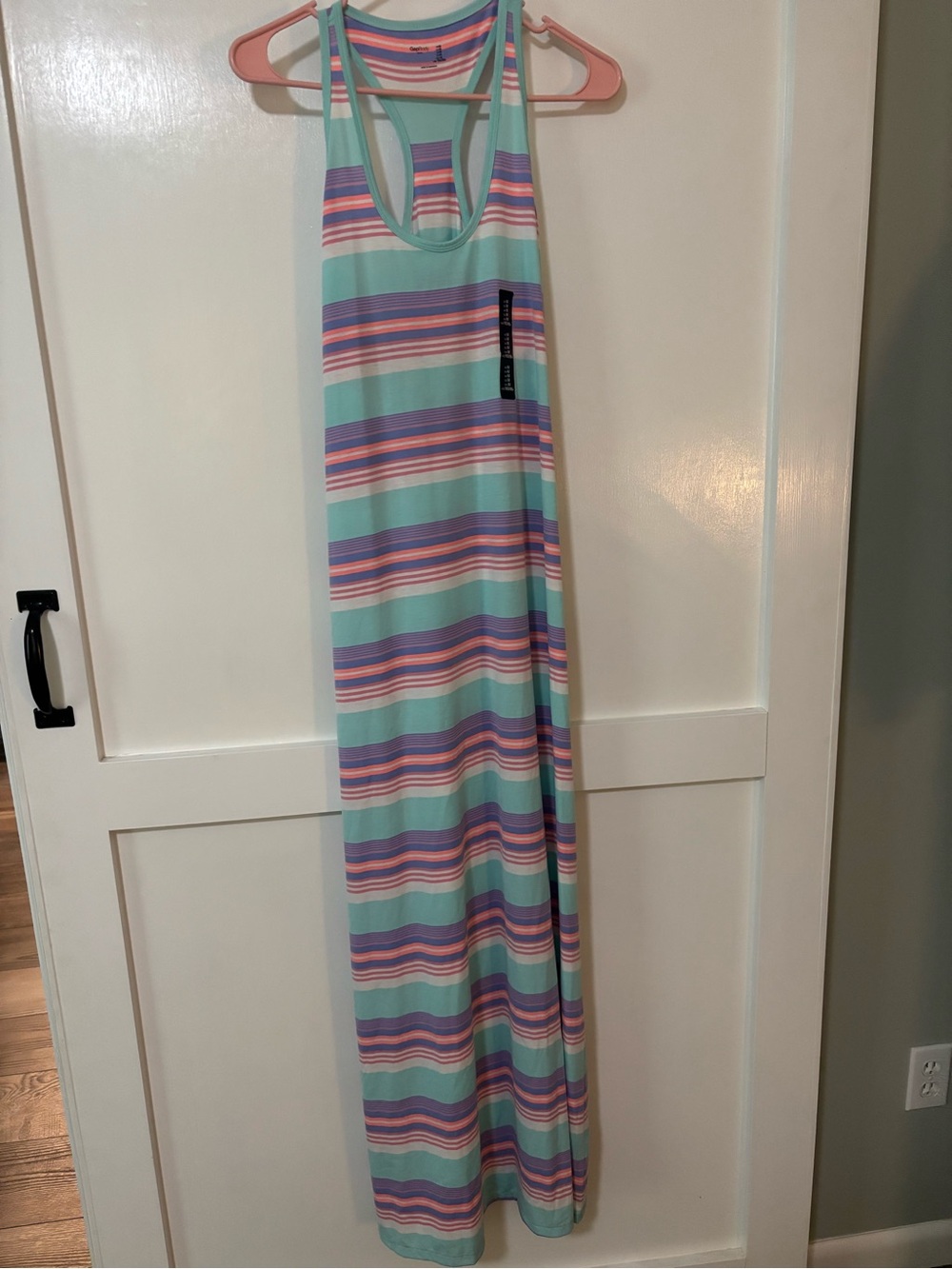 Striped Racerback Maxi Dress Gap Body size M